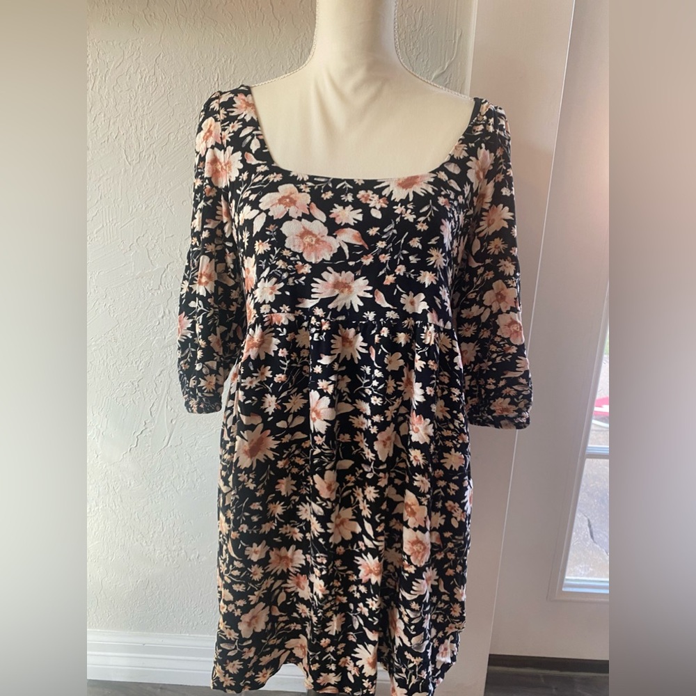 floral mini dress